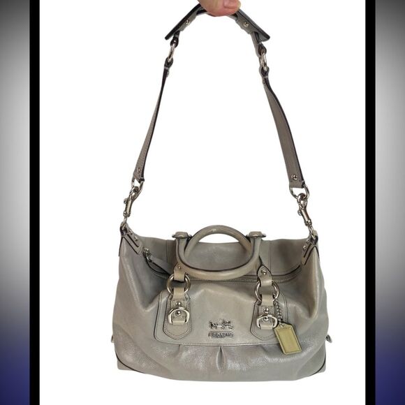 Coach Sabrina Madison Satchel Gray - Picture 1 of 11